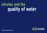 nitrates and the quality of water Water Purification Systems UK