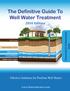 The Definitive Guide To Well Water Treatment