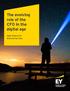 The evolving role of the CFO in the digital age. Agile finance for financial services