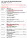 SATELLITE SYMPOSIA SCHEDULE and AGENDA (as of May 15, 2017)