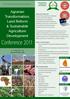 Conference Agrarian Transformation, Land Reform & Sustainable Agriculture Development. 4-6 May 2011 at Edward Protea Hotel