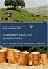 INVESTMENT SPOTLIGHT Agricultural Sector