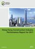 Hong Kong Construction Industry Performance Report for 2011
