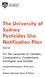 The University of Sydney Pesticides Use Notification Plan