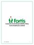 Corporate Social Responsibility Policy Fortis Healthcare Limited