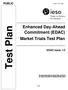 Test Plan. Enhanced Day-Ahead Commitment (EDAC) Market Trials Test Plan PUBLIC. EDAC Issue 1.0 EDAC_TST_0005