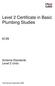 Level 2 Certificate in Basic Plumbing Studies