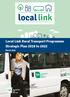 Local Link Rural Transport Programme Strategic Plan 2018 to 2022