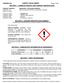 TRIUMPH 22K SAFETY DATA SHEET Page 1 of 6 SECTION 1 - CHEMICAL PRODUCT AND COMPANY IDENTIFICATION