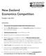 New Zealand Economics Competition