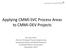 Applying CMMI-SVC Process Areas to CMMI-DEV Projects