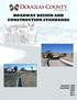 ROADWAY DESIGN AND CONSTRUCTION STANDARDS