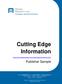Cutting Edge Information