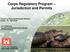 Corps Regulatory Program Jurisdiction and Permits