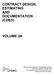 CONTRACT DESIGN, ESTIMATING AND DOCUMENTATION (CDED) VOLUME 2A