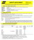 SAFETY DATA SHEET. This Safety Data Sheet complies with Regulation (EC) No. 1907/2006, ISO and ANSI Z400.11