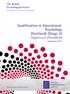 Qualification in Educational Psychology (Scotland) (Stage 2) Supervisor Handbook