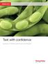 food safety Test with confidence Solutions for GMO screening and quantification