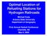 Optimal Location of Refueling Stations for Hydrogen Railroads