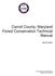 Carroll County, Maryland Forest Conservation Technical Manual