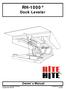 Owner s Manual Printed in U.S.A. RITE-HITE Print Shop Publication No R2 Copyright 2002 RITE-HITE July 2002