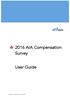 2016 AIA Compensation Survey. User Guide