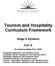 Tourism and Hospitality Curriculum Framework