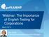 Webinar: The Importance of English Testing for Corporations