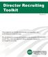 Director Recruiting Toolkit