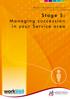 Stage 5: Managing succession in your Service area