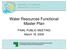 Water Resources Functional Master Plan