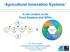 Agricultural Innovation Systems in the context of the Food Systems and SDGs