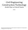 Civil Engineering Construction Technology