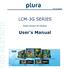 LCM-3G SERIES. Multi Format LCD Monitor. User s Manual USO RESTRITO