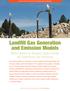 Landfill Gas Generation and Emission Models