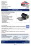 Agrément Certificate   08/4577 website:   Product Sheet 2 UBBINK FLASHINGS UBIFLEX EXTREME WATERPROOF FLASHING