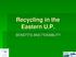 Recycling in the Eastern U.P. BENEFITS AND FEASIBLITY