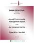 Annual Environmental Management Report