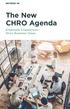 The New CHRO Agenda. Employee Experiences Drive Business Value