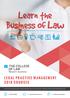 Learn the Business Of Law