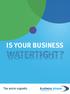 Water Efficiency Guide. Plan. Our water efficiency booklet is a guide to help your business become more water efficient.