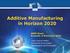 Additive Manufacturing in Horizon 2020