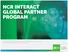 NCR INTERACT GLOBAL PARTNER PROGRAM