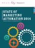STATE OF MARKETING AUTOMATION 2014