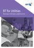 BT for Utilities. Becoming an information-enabled business