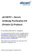 ab Serum Antibody Purification Kit (Protein G) Protocol