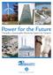Power for the Future. Towards a Sustainable Electricity System for Ontario. Canadian Environmental Law Association