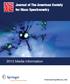 Journal of The American Society for Mass Spectrometry. 201 Media Information