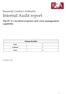 Internal Audit report