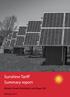 Sunshine Tariff Summary report. Western Power Distribution and Regen SW
